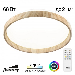 Потолочный светодиодный светильник Citilux Enzo 68W RGB CL753452G