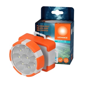 Налобный светодиодный фонарик Ledvance Flashlight Headlamp Recharge 1.5W 6500K 4099854175527