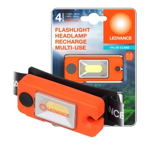 Налобный светодиодный фонарик Ledvance Flashlight Headlamp Recharge Multi 1.3W 6500K 4099854175701