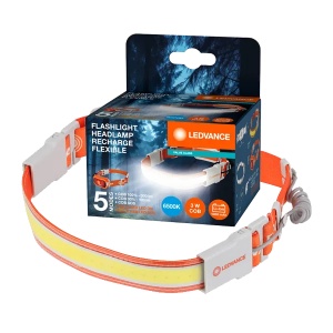 Налобный светодиодный фонарик Ledvance Flashlight Headlamp Recharge Flex 3W 6500K 4099854175886