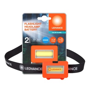 Налобный светодиодный фонарик Ledvance Flashlight Headlamp Recharge Battery 1.6W 6500K 4099854175725