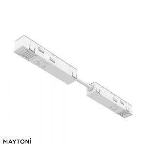 Коннектор питания прямой гибкий Maytoni Exility 5см белый TRA034CPC-42W-5